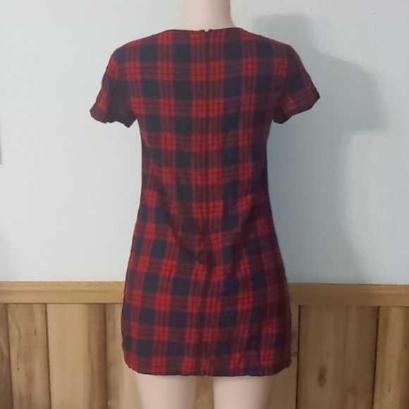 ❤Host Pick❤Lulu's buffalo print mini dress - Picture 3 of 3